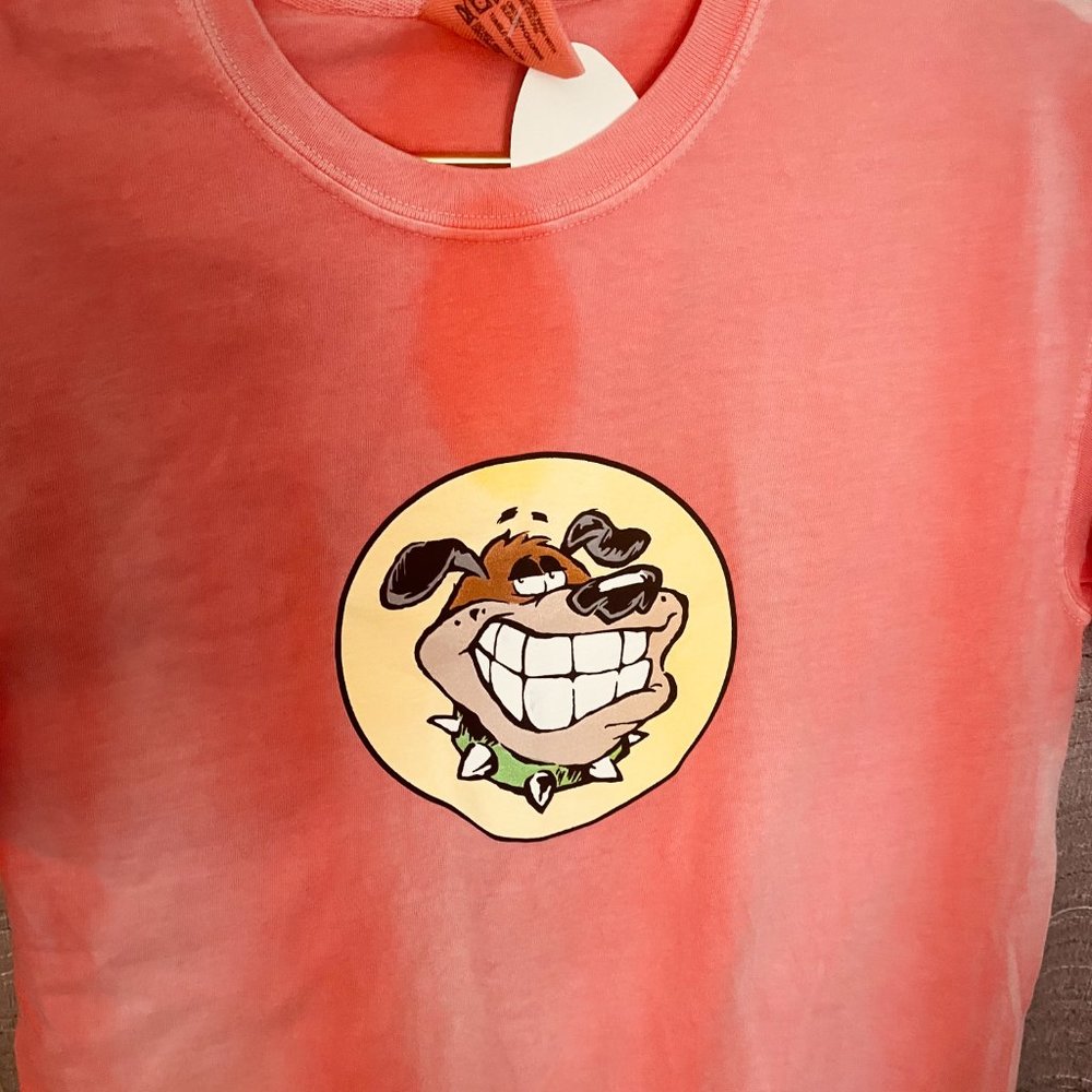 Groggy Dog The Dog Rules Red T-shirt-size s unisex